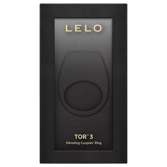 LELO Tor 3 - App-gestuurde vibrerende penisring voor mannen (zwart)