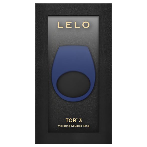LELO Tor 3 - vibrerende penisring - oplaadbaar - blauw