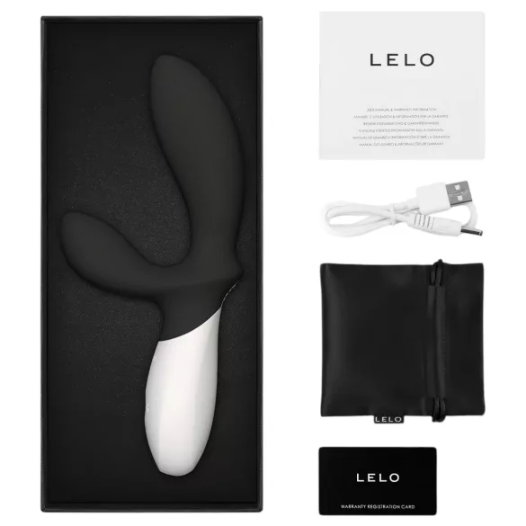 LELO Loki Wave 2 - prostaat vibrator - oplaadbaar waterdicht - zwart