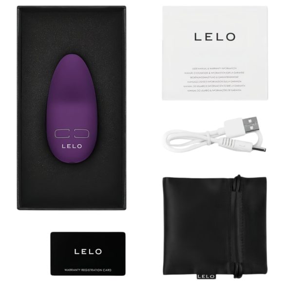 LELO Lily 3 - oplaadbare clitoris vibrator - waterdicht - donkerpaars