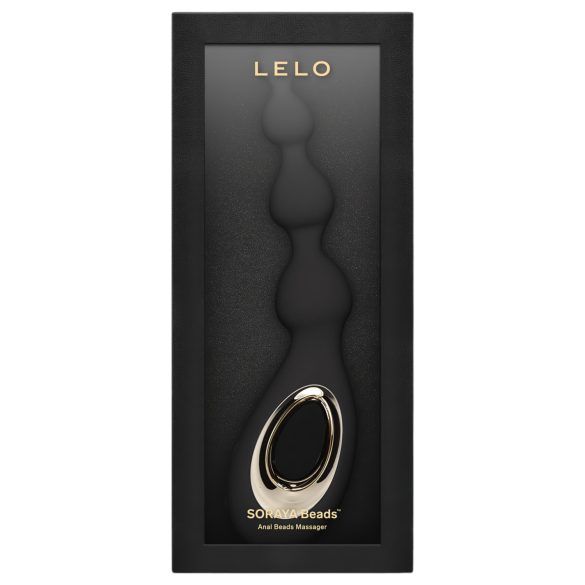 LELO Soraya Beads - anaal vibrator - oplaadbaar, waterdicht - zwart