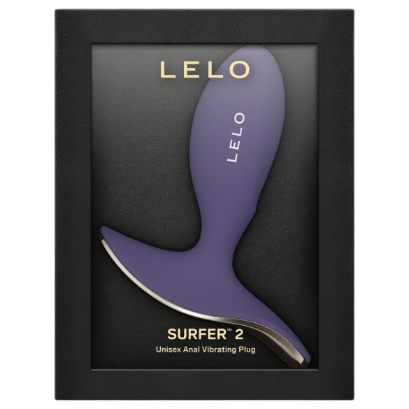 LELO Surfer - slimme vibrerende anale plug (paars)