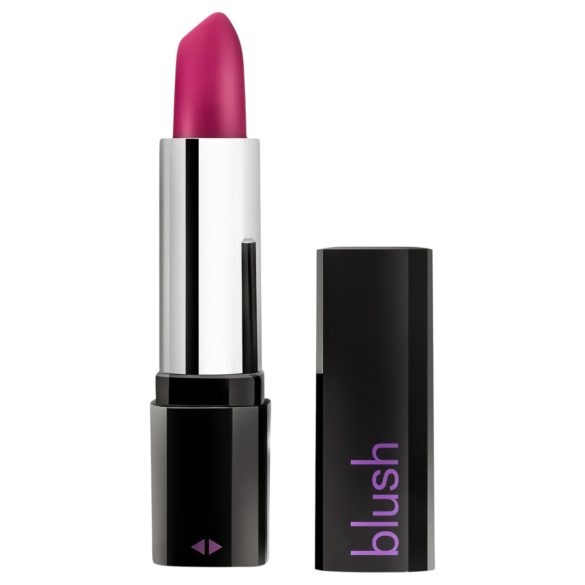 Blush Lipstick Rosé - vibrator in lippenstiftvorm - waterproof - zwart/roze