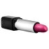 Blush Lipstick Rosé - vibrator in lippenstiftvorm - waterproof - zwart/roze