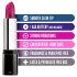 Blush Lipstick Rosé - vibrator in lippenstiftvorm - waterproof - zwart/roze