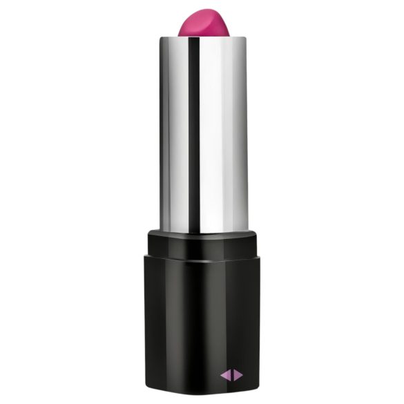 Blush Lipstick Rosé - vibrator in lippenstiftvorm - waterproof - zwart/roze
