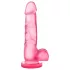 B Yours Sweet N Hard 4 - dildo met ballen - 18cm - roze