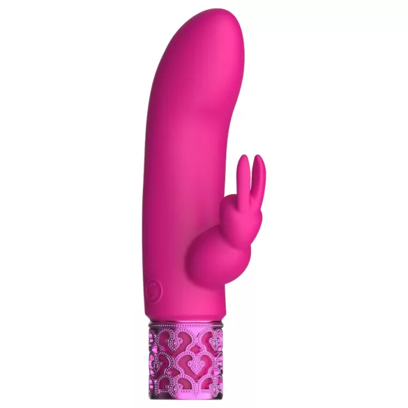 Royal Gems Dazzling - oplaadbare rabbit vibrator - siliconen - roze