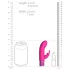 Royal Gems Dazzling - oplaadbare rabbit vibrator - siliconen - roze