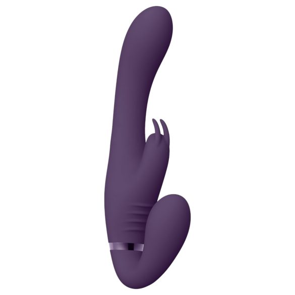 Vive Suki - strapless vibrator - zonder harnas - siliconen - paars