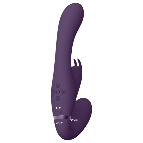 Vive Suki - strapless vibrator - zonder harnas - siliconen - paars