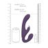 Vive Suki - strapless vibrator - zonder harnas - siliconen - paars
