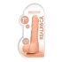 RealRock Dong 7 - levensechte dildo met bal, 17cm - naturel