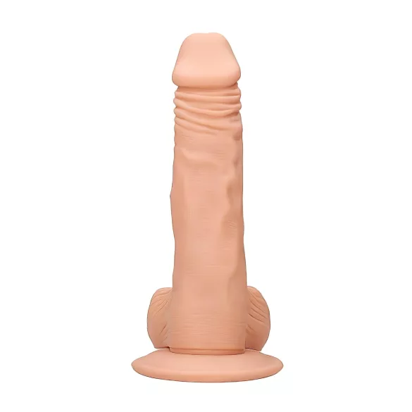 RealRock - dildo met ballen - realistisch - 20 cm - huidskleur