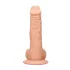 RealRock - dildo met ballen - realistisch - 20 cm - huidskleur