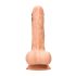 RealRock Dong 10 - levensechte dildo met ballen (25 cm) - naturel