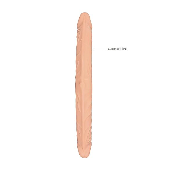 RealRock - dubbele dildo - 36cm - huidkleur