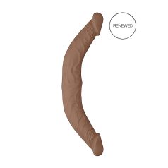   RealRock Dubbele Dildo 14 - dubbel genot (36cm) - donker naturel