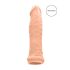 RealRock - penis sleeve - 17 cm - naturel