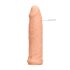 RealRock - penis sleeve - 17 cm - naturel
