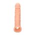 RealRock - penis sleeve - verlengstuk 21cm - transparant
