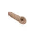RealRock - penis sleeve - 21 cm - donker huidskleur