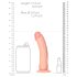 RealRock - realistische dildo met zuignap - 15,5cm (natuurlijk)