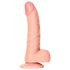 RealRock - zuignap dildo - 15,5 cm (natuurlijk)