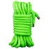 Ouch! - glow-in-the-dark bondage touw - 10m (groen)