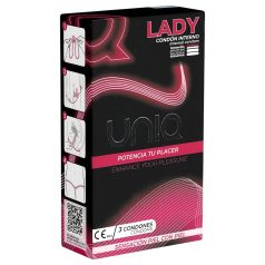 Uniq Lady - vrouwencondooms - 3 stuks