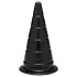 Doc Johnson TitanMen Anal Stretcher - kegelvormige anale stretcher plug (zwart) - 15 cm
