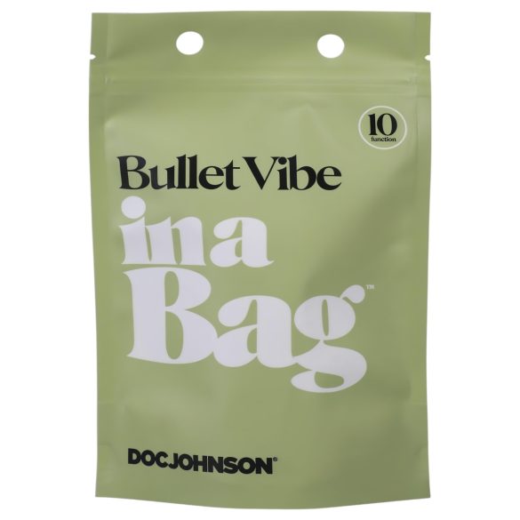 Doc Johnson - bullet vibrator - oplaadbaar, waterdicht - zwart