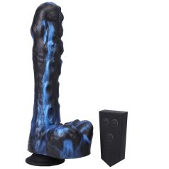   Doc Johnson Mini F-Machine Tendril - draadloze stootvibrator (blauw)
