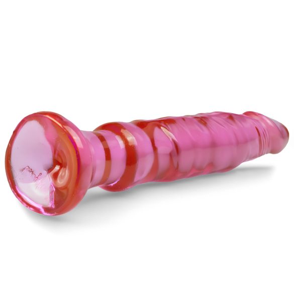 Crystal Jellies - anaal dildo met zuignap - roze