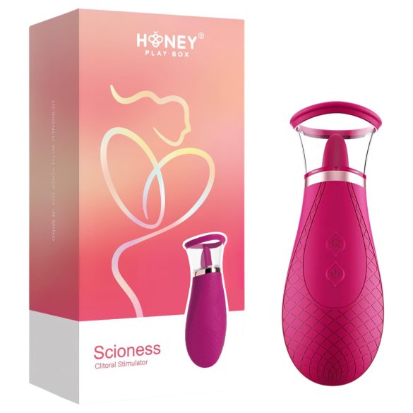 Honey Play Box Scioness - clitorisstimulator met zuigfunctie en vibrator - roze