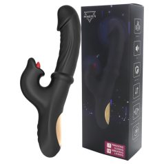 Wilson - vibrator met beweegbare clitorisstimulator - zwart