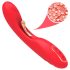Bestoy - G-spot vibrator met tong - siliconen - rood