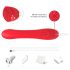 Bestoy - G-spot vibrator met tong - siliconen - rood