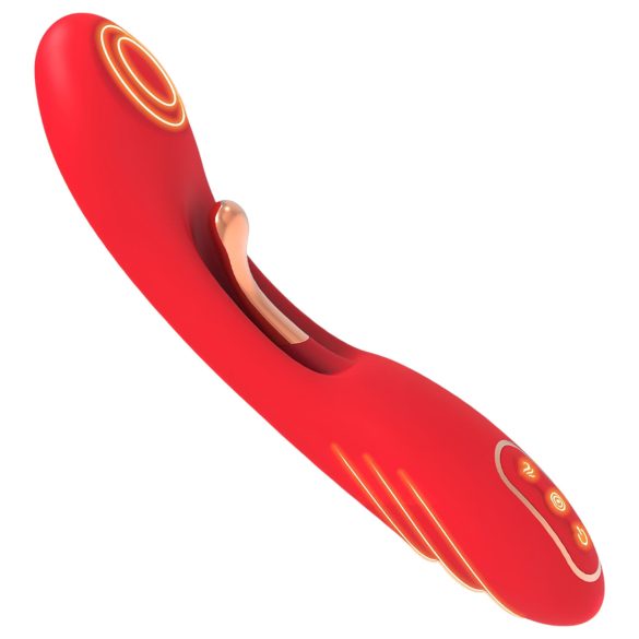 Bestoy - G-spot vibrator met tong - siliconen - rood