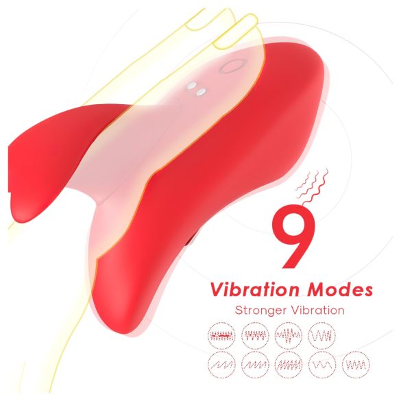 Bestoy - oplaadbare vinger vibrator - rood