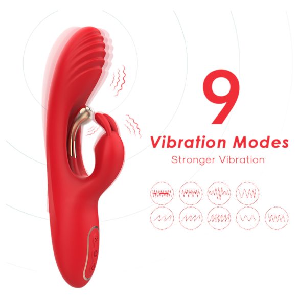 Bestoy - G-spot en clitoris vibrator - rood