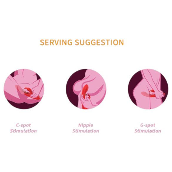 Bestoy - G-spot en clitoris vibrator - rood