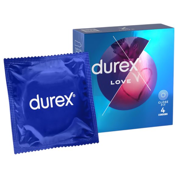 Durex Love - condooms - close fit - 4 stuks
