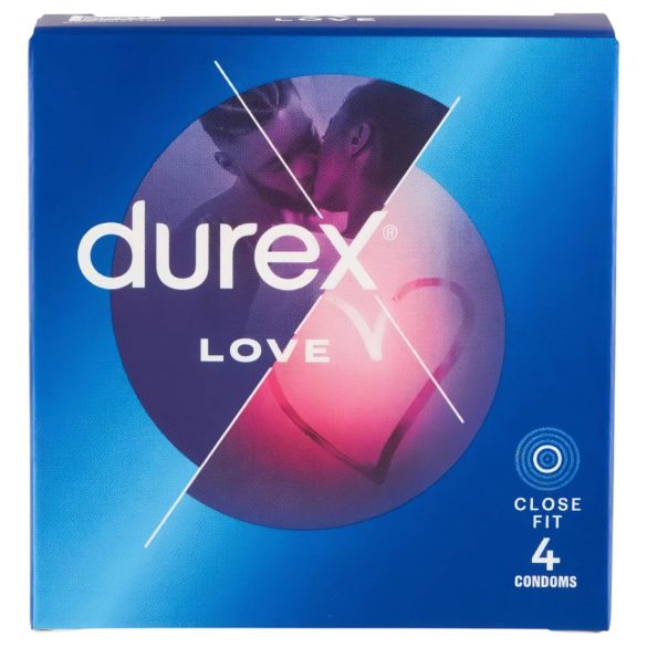 Durex Love - condooms - close fit - 4 stuks