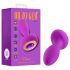Oh My Gem - vibrerende buttplug met steen - silicone - paars