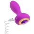 Oh My Gem – Vibrerende Anale Plug met Edelsteen (Paars)