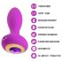 Oh My Gem – Vibrerende Anale Plug met Edelsteen (Paars)