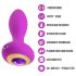 Oh My Gem - vibrerende buttplug met steen - silicone - paars