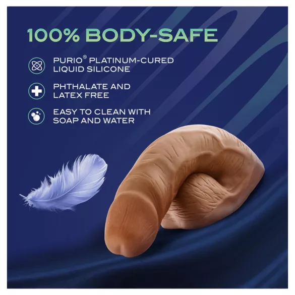Blush UrSelf Affirm - levensechte dildo (bruin) - 13 cm
