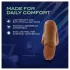 Blush UrSelf Affirm - levensechte dildo (bruin) - 13 cm